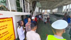 Temui Pemudik, Kapolres Bangka Barat Pastikan Arus Balik Lancar, Diminta Manfaatkan Posko Layanan