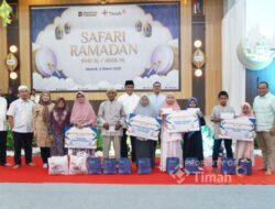 PT TIMAH Berbagi Kebahagiaan Ramadan, Santuni 150 Anak Yatim Piatu di Babar