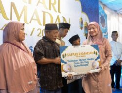 Terima Bantuan PT TIMAH di Ramadan, Marbot Masjid Al Falah Beltim Bersyukur