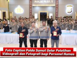 Perkuat Publikasi Digital, Polda Sumut Gelar Pelatihan Videografi dan Fotografi bagi Personel Humas