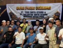 Jalin Hubungan Harmonis, PT. Teku Sirtu Utama dan PT. Balantak Sirtu Utama Gelar Buka Puasa Bersama Insan Pers Banggai