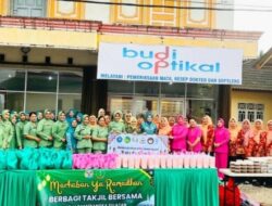 Semangat Ramadan Terwujud Dalam Berbagi Takjil Bersama TP PKK Dan Lintas Organisasi 