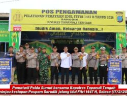 Jelang Arus Mudik, Pamatwil Polda Sumut Cek Kesiapan Pospam Sarudik Tapteng