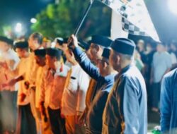 Bupati Amirudin Lepas Pawai Takbiran, Puluhan Kendaraan Warnai Semarak Malam Takbiran