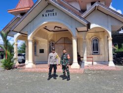 Polres Banggai Amankan Kebaktian Jumat Agung, Jemaat Beribadah dengan Kondusif