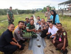 Polres Bangka Barat Tanam 2.000 Bibit Semangka, Optimalkan Lahan Tidur untuk Ketahanan Pangan