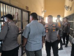 Polres Bangka Barat Tegaskan Zero Tolerance Barang Terlarang di Sel Tahanan