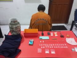 Polres Bangka Barat Amankan Mantan PNS dalam Kasus Narkoba, Sita Sabu 17,47 Gram