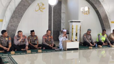 Polres Bangka Barat Gelar Binrohtal, Perkuat Nilai Keikhlasan dan Pengabdian Personel