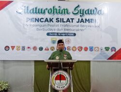 Koni Apresiasi Silaturahim Syawal Pencak Silat Jambi, Matangkan Persiapan PON 2028