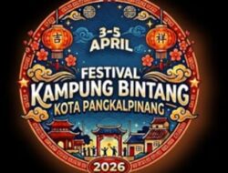 Perkuat Harmoni Budaya dan UMKM, Dispar Pangkalpinang Gelar Festival Kampung Bintang 2026