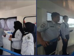 Kanwil Ditjenim Kepulauan Bangka Belitung Monitoring Pemeriksaan Keimigrasian Kru Kapal di Pelabuhan Sadai