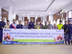 PT. TIMAH Kembali Distribusikan Hewan Kurban, Bupati Bateng: Bentuk Kepedulian yang Konsisten