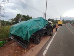 Respons Cepat Polres Bangka Barat Tangani Kecelakaan di Simpang Teritip