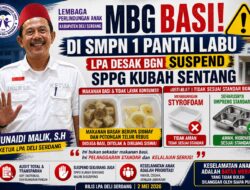 Dugaan Makanan Basi di SMPN 1 Pantai Labu, LPA Deli Serdang Desak Evaluasi Total Program MBG