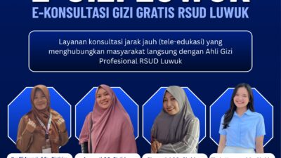 Tingkatkan Kualitas Layanan Kesehatan, RSUD Luwuk Hadirkan “E-Gizi Luwuk” Sebagai lnovasi Baru Kepada Masyarakat