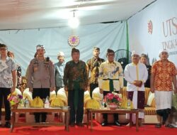 Kapolres Banggai Hadiri Pembukaan Utsawa Dharma Gita, Titip Pesan Kamtibmas dan Toleransi