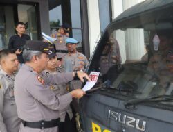 Polres Tanjab Barat Perkuat Layanan Publik, Seluruh Kendaraan Dinas Kini Dilengkapi Stiker Darurat 110