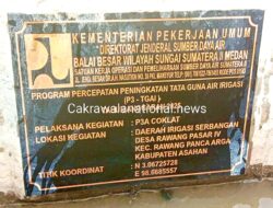 SKANDAL IRIGASI ASAHAN: Proyek P3-TGAI Rp195 Juta Diduga Jadi Ajang Korupsi ‘Modus Tempelan’