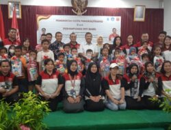 INTI Babel Bagikan Alat Tulis dan Sembako, Pemkot Pangkalpinang Apresiasi