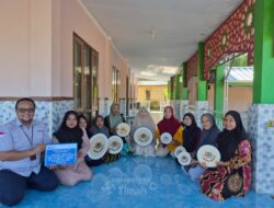 Dukung Pelestarian Seni Rebana, PT TIMAH Bantu Grup AS-Saaddah Desa Lalang Beltim