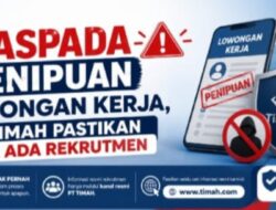Waspada Penipuan Lowongan Kerja, PT TIMAH Pastikan Tidak Ada Rekrutmen