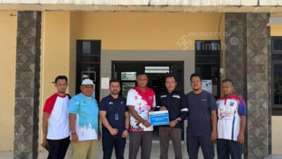 Bersama Masyarakat Desa Permis, PT TIMAH Dukung Turnamen Voli dan Jalan Santai Warga