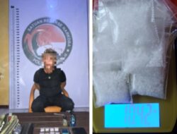 Polres Banggai Amankan Tersangka Kasus Narkotika, Pengedar 10,42 Gram Sabu Tak Berkutik