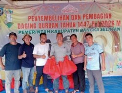 DPC PJS Bangka Selatan Terima Bantuan Daging Qurban dari Pemkab, Wujud Hubungan Harmonis Pemerintah dan Media
