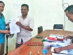Elvanadi Resmi Daftar Pilkades Air Merbau, Panitia Catat Tiga Bacalon