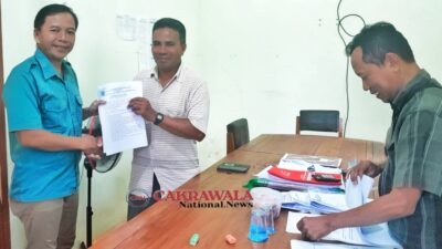 Elvanadi Resmi Daftar Pilkades Air Merbau, Panitia Catat Tiga Bacalon