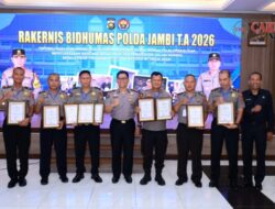 Polres Tanjab Barat Raih Tiga Penghargaan Bergengsi pada Rakernis Humas Polda Jambi 2026