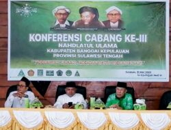 Bupati Bangkep Buka Konferensi Cabang ke-lll Nahdlatul Ulama Bangkep