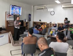 Satlantas Polres Banggai Edukasi Safety Riding Jelang Operasi Patuh