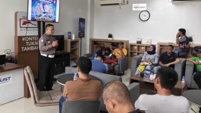 Satlantas Polres Banggai Edukasi Safety Riding Jelang Operasi Patuh