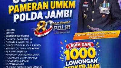 Polda Jambi Gelar Bhayangkara Presisi Job Fair dan Pameran UMKM 2026