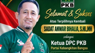 Sadat Anwar Bihalia Kembali Pimpin PKB Bangkep Periode 2026-2031