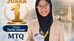 Raih Juara Satu Pada MTQ ke XXXI Tingkat Prov. Sulteng, Aqila Salsabila Al Hafizah Asal Kabupaten Banggai Melaju ke Tingkat Nasional