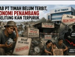 RKAB PT Timah Belum Terbit, Ekonomi Penambang di Belitung Kian Terpuruk