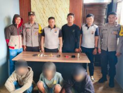Dalam Waktu Semalam Tiga Orang Warga Masama Diamankan Tim Polsek Lamala Pada Operasi Peredaran Narkotika