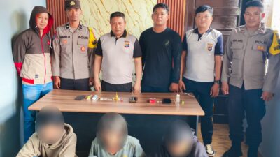Dalam Waktu Semalam Tiga Orang Warga Masama Diamankan Tim Polsek Lamala Pada Operasi Peredaran Narkotika