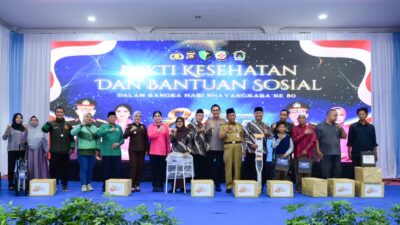 Polri untuk Masyarakat, Polda Jambi Hadirkan Layanan Kesehatan Gratis dan Bantuan Sosial