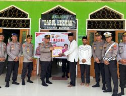 Sambut Hari Bhayangkara Ke-80, Kapolres Bangkep Pimpin Bakti Religi ke Sejumlah Masjid dan Gereja