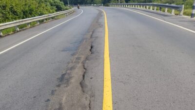 Proyek Jalan Nasional Rp119 Miliar di Babel Rusak Parah