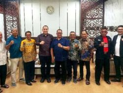 Nanda Satria Pimpin Persiapan Rakor Lemkari Sumbar, Bahas Program Pembinaan Karate 2026