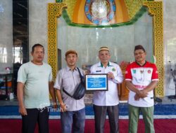 Melalui Program TJSL, PT TIMAH Dukung Pembangunan Masjid di Bateng