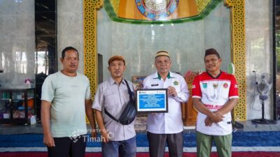 Melalui Program TJSL, PT TIMAH Dukung Pembangunan Masjid di Bateng