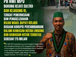 Terkait Dugaan Korupsi di Sektor Pertambangan, PB HMI MPO Dukung Kejati Sultra Atas  Pemeriksaan Wakil Bupati Kolaka