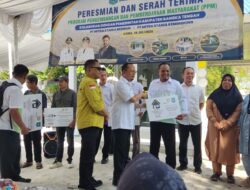 Arsari Tambang Resmikan Gedung Posyandu Sakura di Koba Bateng
