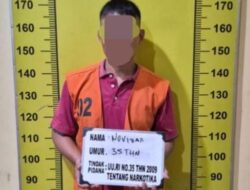 Pria Inisial NA Diamankan Satresnarkoba Polresta Deli Serdang di Timbang Deli Galang 
